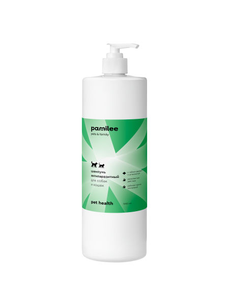 Шампунь антипаразитарный с чайным деревом и цитронеллой 1000 ml
