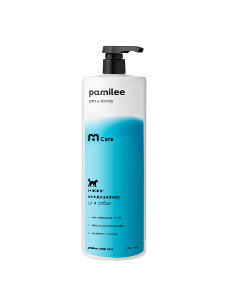 Кондиционер для собак Pamilee Grooming 1:1–1:4 Маска-кондиционер, 1л