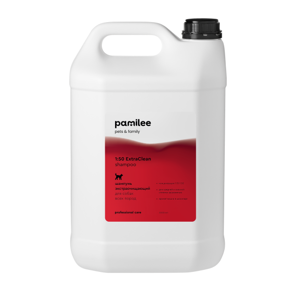 Экстраочищающий шампунь для собак 1:50 ExtraClean с ароматом вишни в шоколаде, 5л