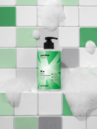 Шампунь антипаразитарный с цитронеллой Pet Health shampoo 444 ml