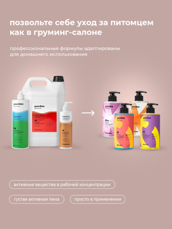 Шампунь увлажняющий с пантенолом с ароматом шоколадный брауни 444 ml