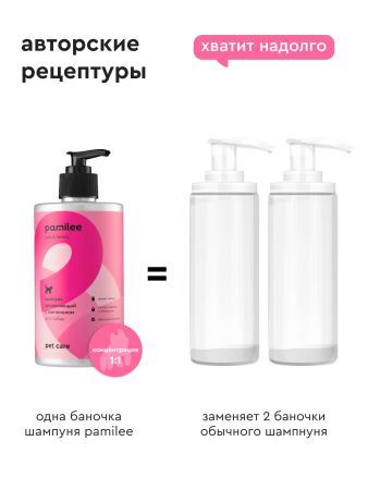 Шампунь увлажняющий с пантенолом с ароматом малиновый вензель 444 ml