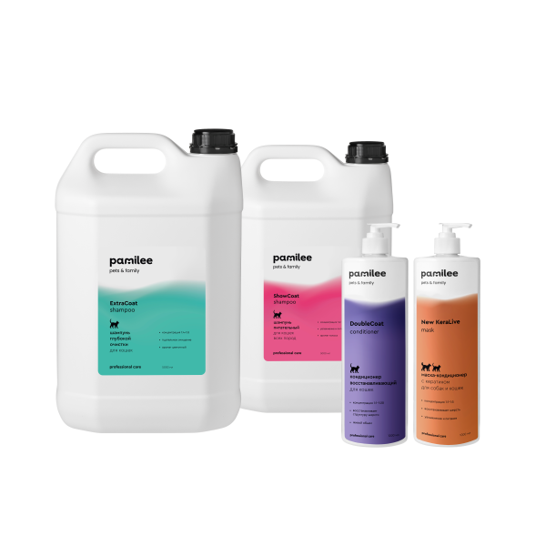 ExtraCoat 5 л + ShowCoat 5 л + DoubleCoat 1 л + New KeraLive 1 л