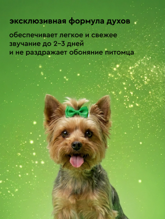 Парфюмированный спрей для собак Верде с ароматом бергамот и ветивер, 100мл