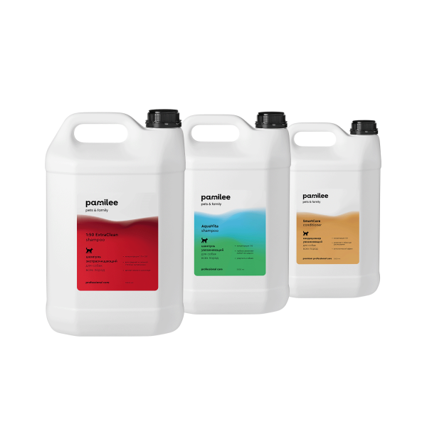 1:50 ExtraClean 5 л / вишня в шоколаде / + AquaVita 5 л + SmartCare Conditioner 5 л